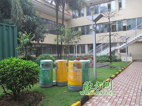 韶關(guān)物業(yè)分類玻璃鋼垃圾桶，提升社區(qū)好環(huán)境。